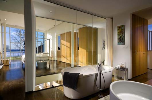 Three Story Residence Design Modern Bathroom Decorating Ideas luxurious bathroom design master bedroom