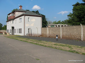 Entrance from Roll Call Area - Sachsenhausen Concentration Camp.JPG