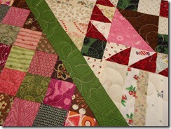 "Hope's Garden" Detail of quilting DSC00600