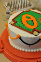 Thumbnail image for Peanut Butter Cake with Orioles Icing