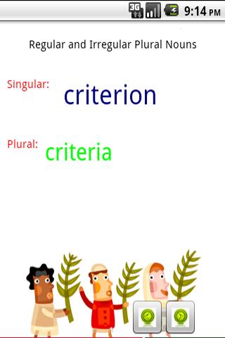 Grammar - Singular Plural