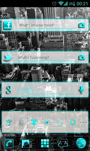 免費下載個人化APP|GOWidget Cyan ICS Light Free app開箱文|APP開箱王