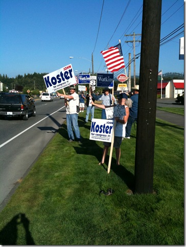 July 16 Sign Waving in Monroe