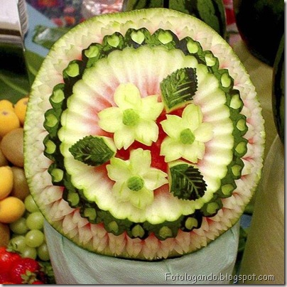 Arte com melancias