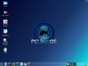PClinuxOS con el escritorio KDE