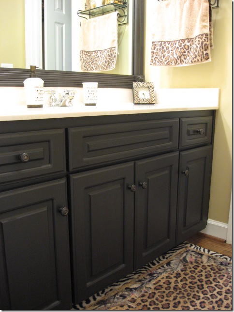 How To Paint Cabinets To Last Painting A Bathroom Vanity Maison