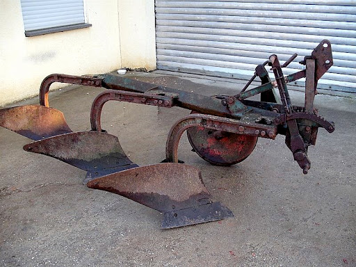 3 Schar Beetpflug John-Deere Lanz