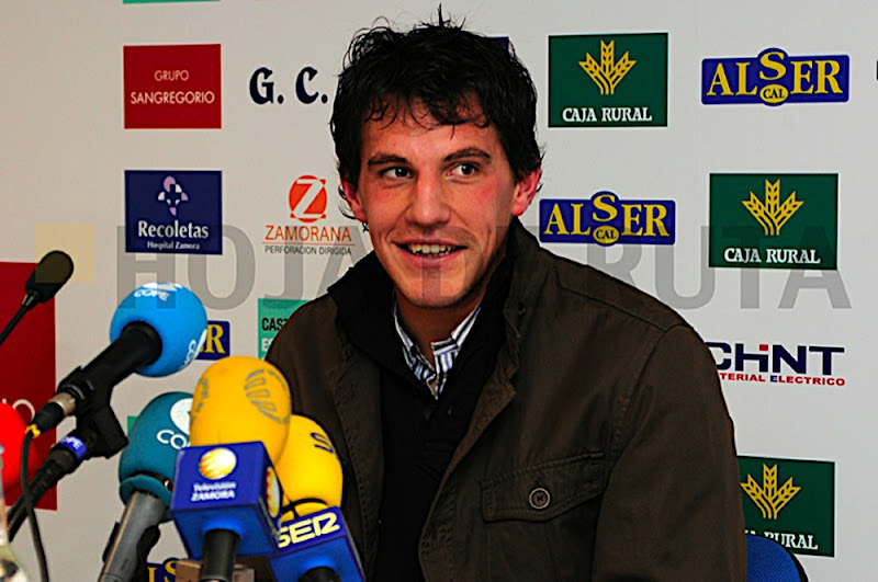 Gonzalo, en la sala de prensa