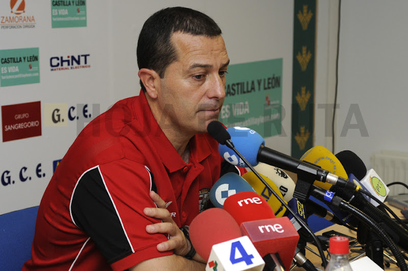 Álvarez Tomé, en la sala de prensa