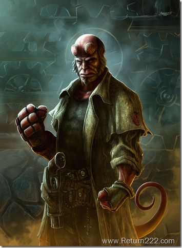 Hellboy_Fanart_by_kerembeyit Hellboy_Fanart_by_kerembeyit