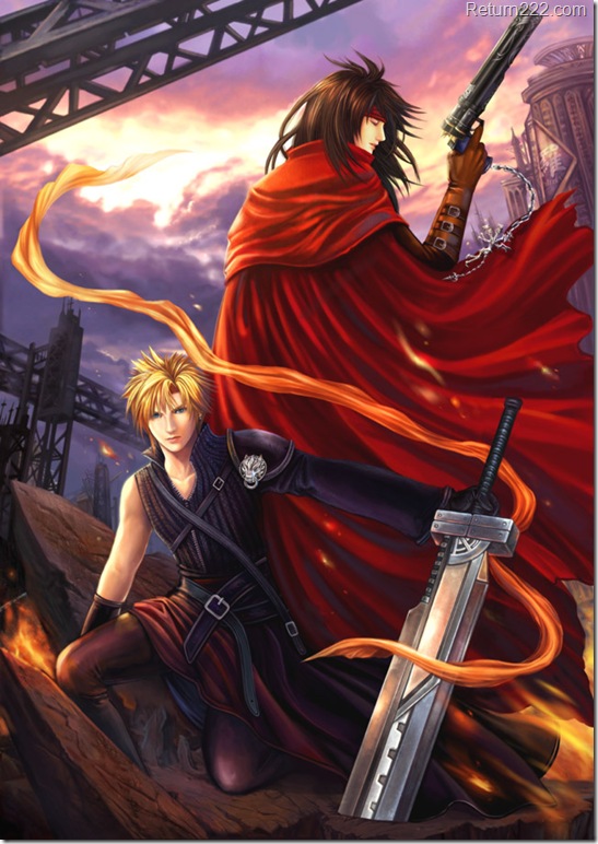 Under_sunset_____FF7DC_fan_art_by_jiuge Under_sunset_____FF7DC_fan_art_by_jiuge