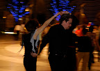 Couple dancing caught in my SB-600 speedlight