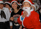 This woman made a very good Santa
