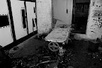 examination table room where you could still feel the screams