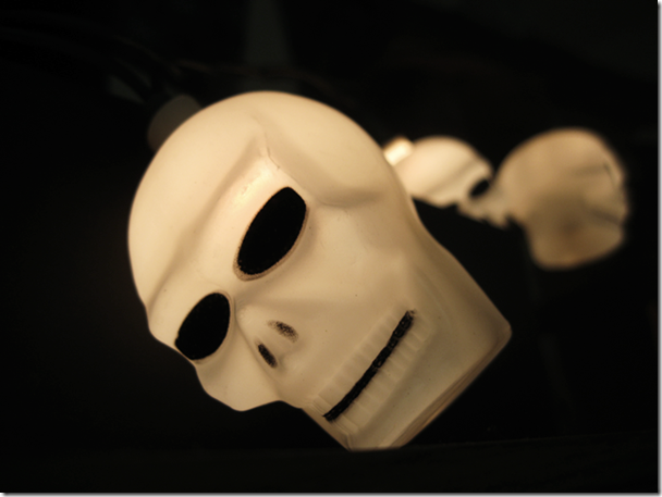 string of skulls