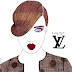 Lindsey Wixson para Louis Vuitton.