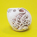 陶制十二生肖 -- 牡丹鼠 (Clay Craft -- Rat)