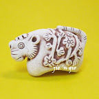 陶制十二生肖 -- 梅花虎 (Clay Craft -- Tiger)