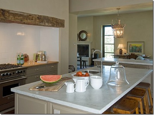 Heraldsburg Palladian villa kitchen