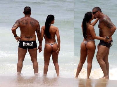 DANI SPERLE E ALEXANDRE FROTA PRAIA