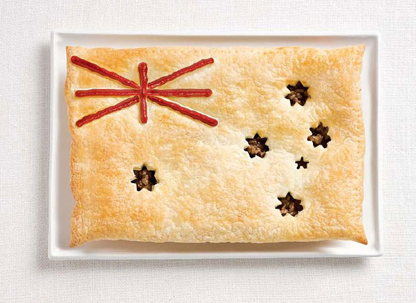 12 Tasty National Flags Made out of Food