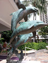Dolphins Sculpture