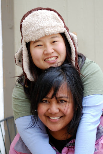 Gloria and I playing in Tahoe.