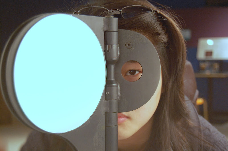 Eye illusions, which I seriously didnt get, but Gloria did. haha.