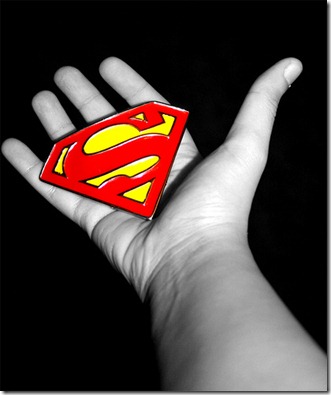 Superman palm by funkyah