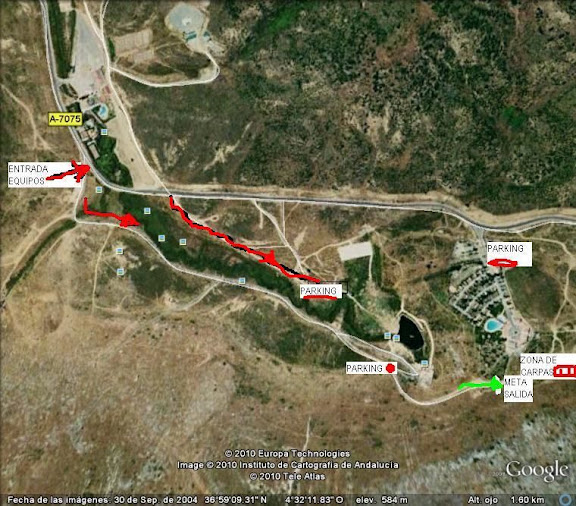 Entrada al circuito de Antequera