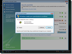 Vista UAC Prompt Vista UAC Prompt
