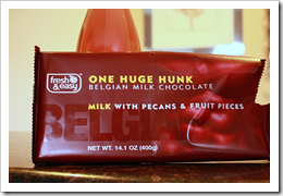 One Huge Hunk Belgian milk Chocolate