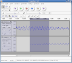 Capture d'ecran logiciel Audacity