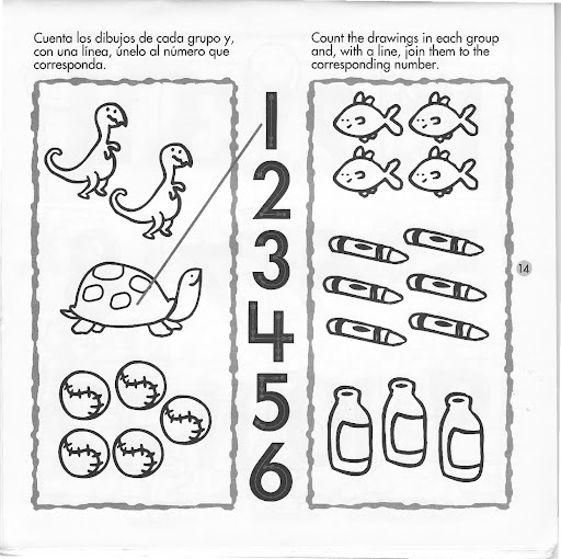 Numeros En Ingles Colorear Imagui