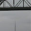 Braveheart passes under the Agate Pass bridge Braveheart passes under the Agate Pass bridge