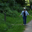 Ta da!  On the trail at Blake Island