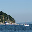 Jeebie Gee after rounding Portage Island, entering Hale Passage