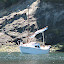 Jeebie Gee at anchor, Echo Bay