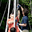 S.K. and Derek working on rigging