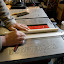 A straight line is needed to guide the drilling of tone and finger holes. I like using a carpenters pencil.