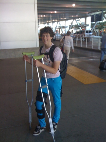 David in the Portland airport, again.