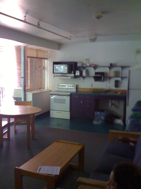 Common room in David's dorm.