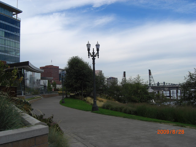 More River front in downtown Portland...