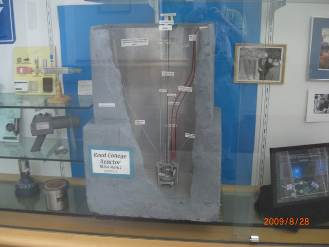In the Chemistry building there is a Herculean reactor. This is a model of it.