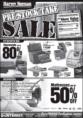 Harvey-Norman-Pre-Stock-Take-Sales-2011-b-EverydayOnSales-Warehouse-Sale-Promotion-Deal-Discount