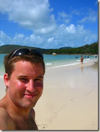 Soaking up the rays on Whithaven Beach (click to enlarge)