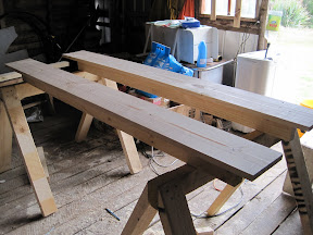 Benches without legs