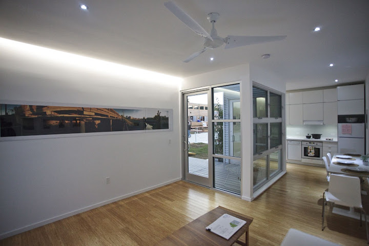 The Living Room, ready for tours! Photo by Eric Hester.