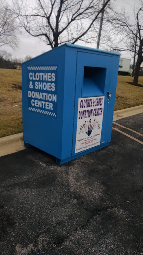 Helping Hands Clothes and Shoes Donation Box