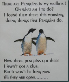mailbox penguins